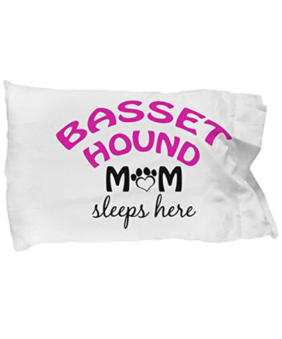 Basset Hound Mom and Dad Pillow Cases