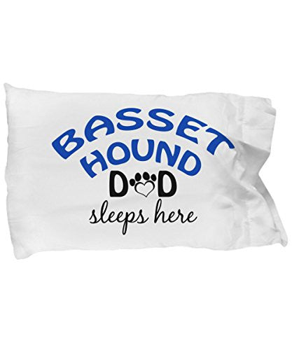 Basset Hound Mom and Dad Pillow Cases