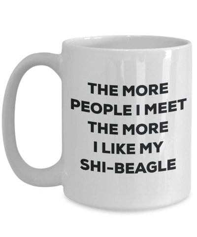 The more people I meet the more I like my Shi-beagle Mug