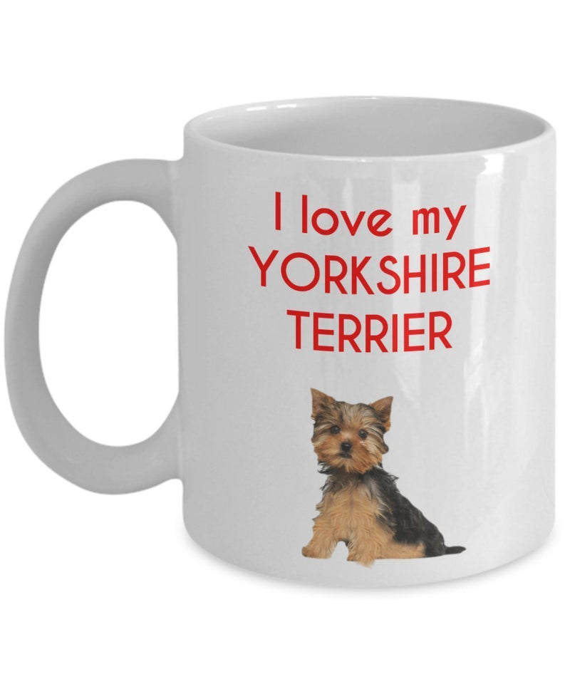 Yorkshire Terrier Mug - Funny Tea Hot Cocoa Coffee Cup - Novelty Birthday Christmas Anniversary Gag Gifts Idea