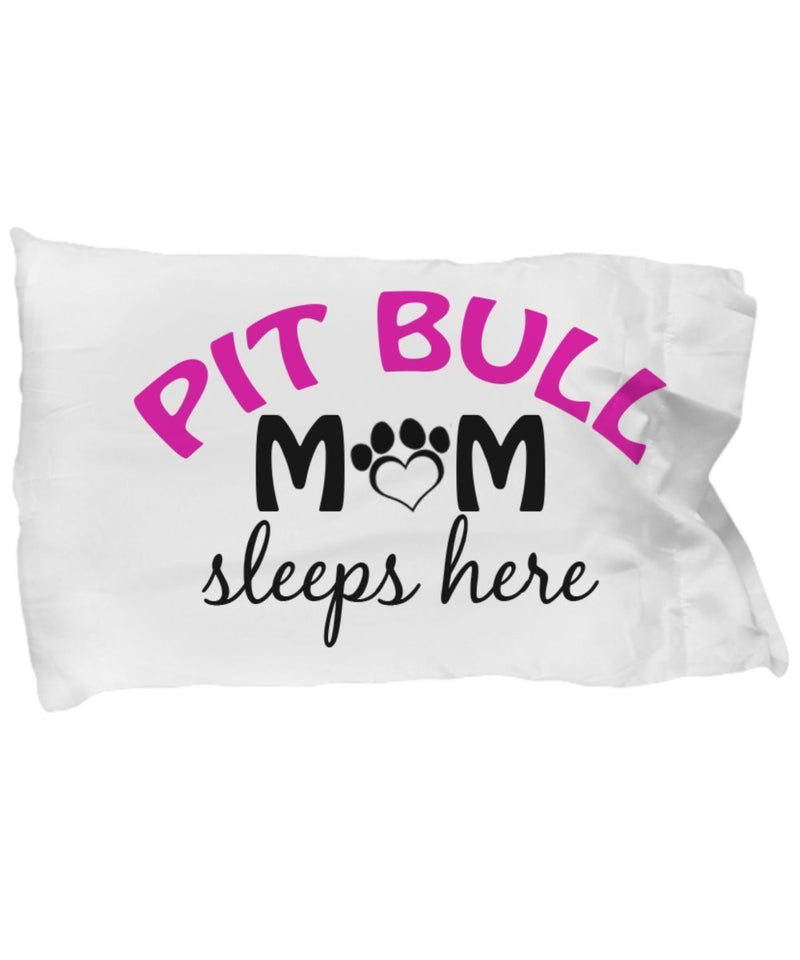 Pit Bull Papa et Maman Taie d'oreiller