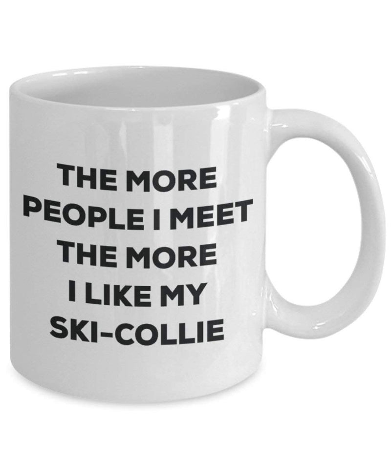 The more people I meet the more I like my Ski-collie Mug