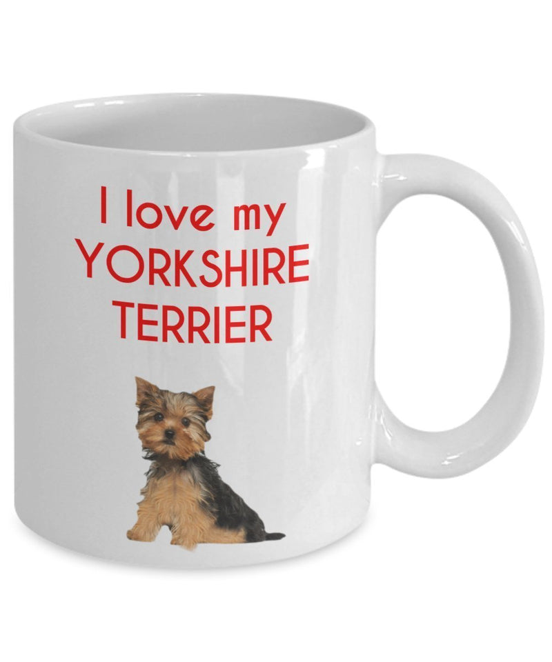 Yorkshire Terrier Mug - Funny Tea Hot Cocoa Coffee Cup - Novelty Birthday Christmas Anniversary Gag Gifts Idea