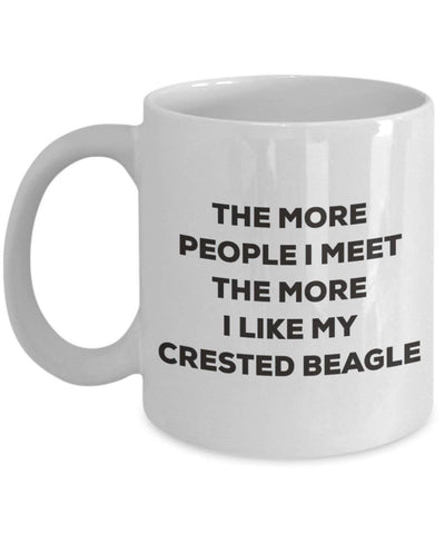 The more people I meet the more I like my Crested Beagle Mug