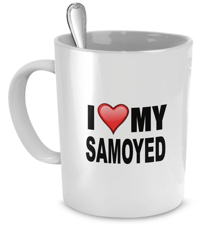 Samoyed Mug - I Love My Samoyed - Samoyed Lover Gifts