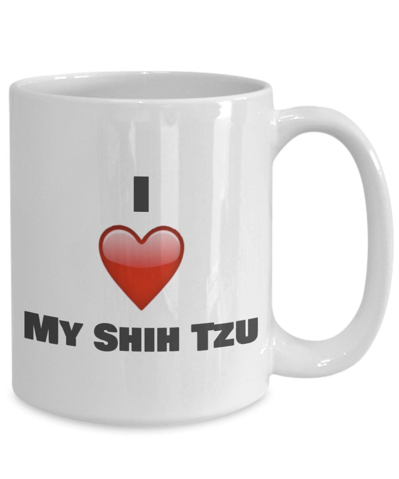 I Love My Shih Tzu Coffee Mug - Shih Tzu Lover Gifts